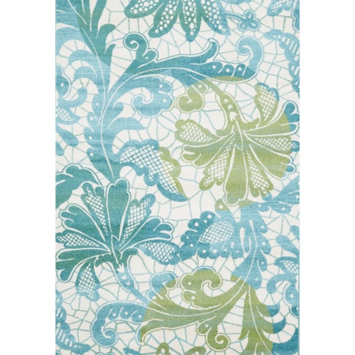 Ocean 2'-10" X 7'-10" Runner Rug