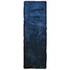 Feizy Rugs Indochine Dark Blue 2'-6" X 6' Runner Rug