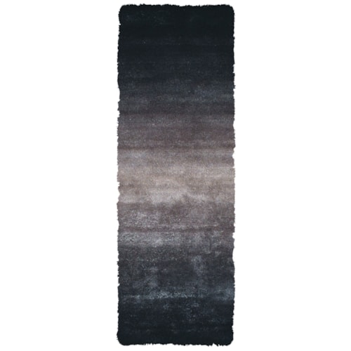 Gray 2'-6" X 6' Runner Rug