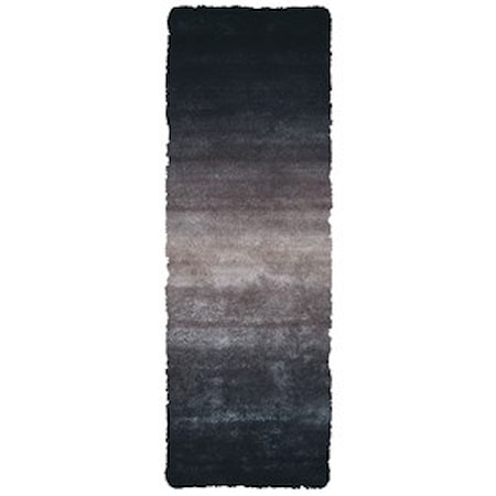 Gray 2'-6" X 6' Runner Rug
