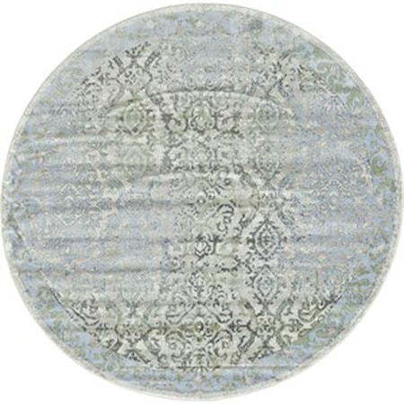 Ice/Birch 8' x 8' Round Area Rug