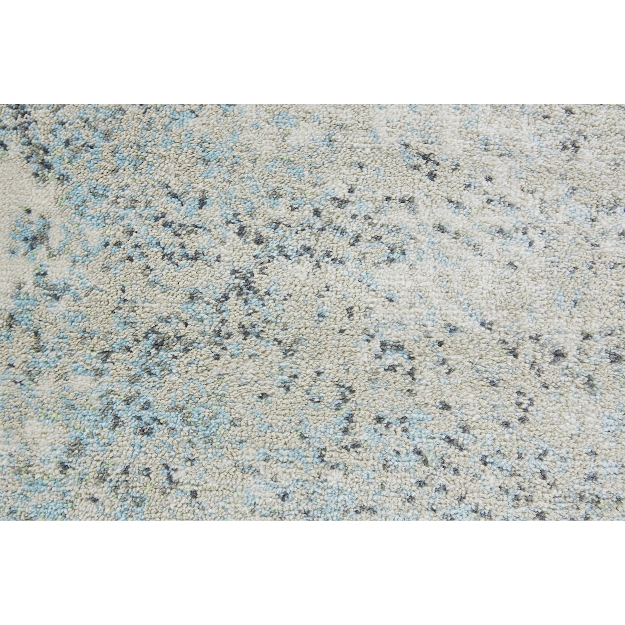 Feizy Rugs Katari Mint/Taupe 2'-10" X 7'-10" Runner Rug