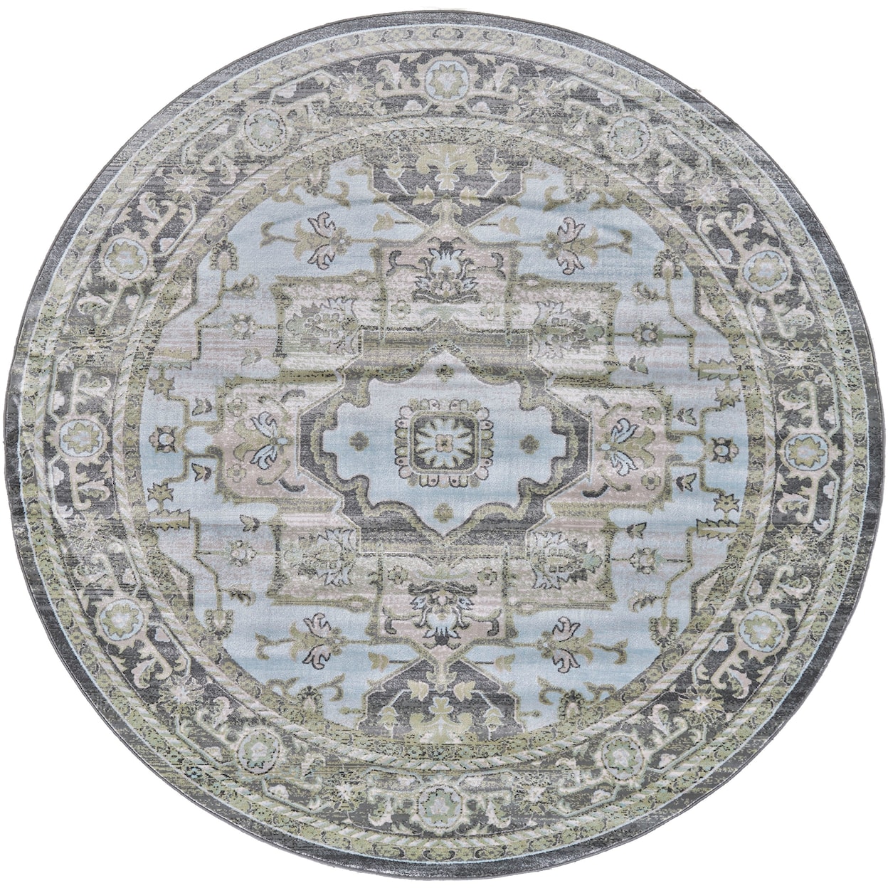 Feizy Rugs Katari Taupe/Castle 2'-2" x 4' Area Rug