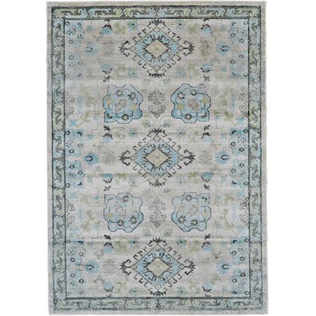 Birch/Sterling 2'-2" x 4' Area Rug