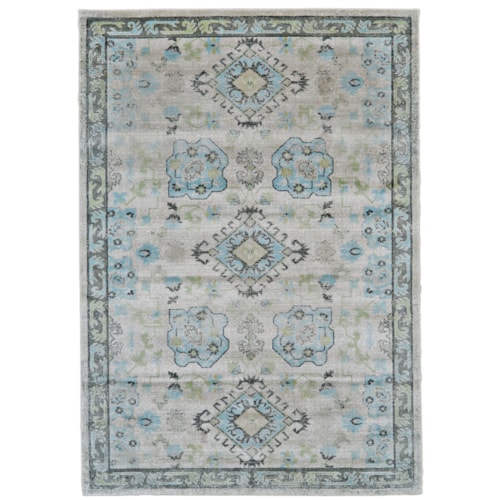 Birch/Sterling 2'-2" x 4' Area Rug