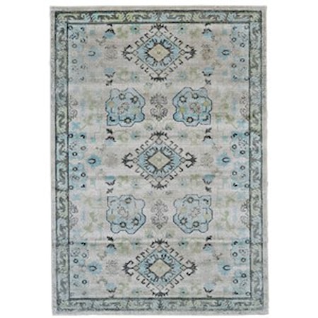 Birch/Sterling 2'-2" x 4' Area Rug