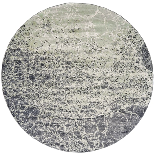 Castle/Taupe 8' x 8' Round Area Rug
