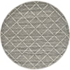 Feizy Rugs Katari Castle/Taupe 8' x 8' Round Area Rug