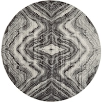 Birch/Sterling 8' x 8' Round Area Rug