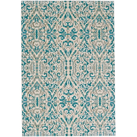 Turquoise 7'-10" x 11' Area Rug