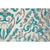 Feizy Rugs Keats Turquoise 7'-10" x 11' Area Rug