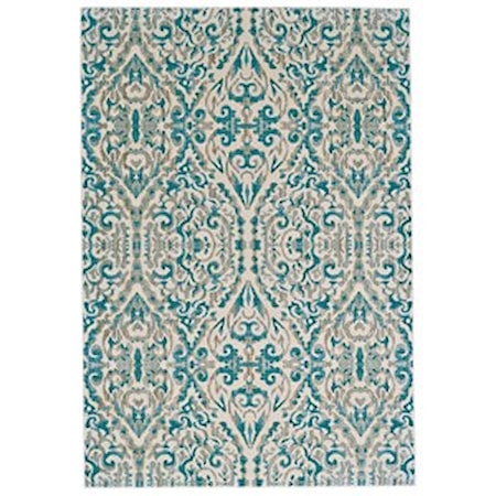 Turquoise 7'-10" x 11' Area Rug