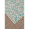 Feizy Rugs Keats Turquoise 10'-2" X 13'-9" Area Rug