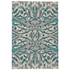 Feizy Rugs Keats Aqua/Haze 5'-3" X 7'-6" Area Rug