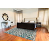 Feizy Rugs Keats Aqua/Haze 5'-3" X 7'-6" Area Rug