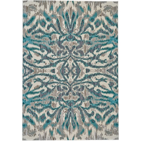 Aqua/Haze 7'-10" x 11' Area Rug