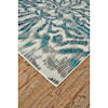 Feizy Rugs Keats Aqua/Haze 7'-10" x 11' Area Rug