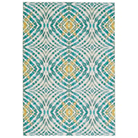 Teal 2'-2" x 4' Area Rug