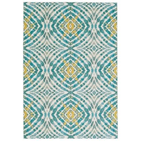 Teal 2'-2" x 4' Area Rug
