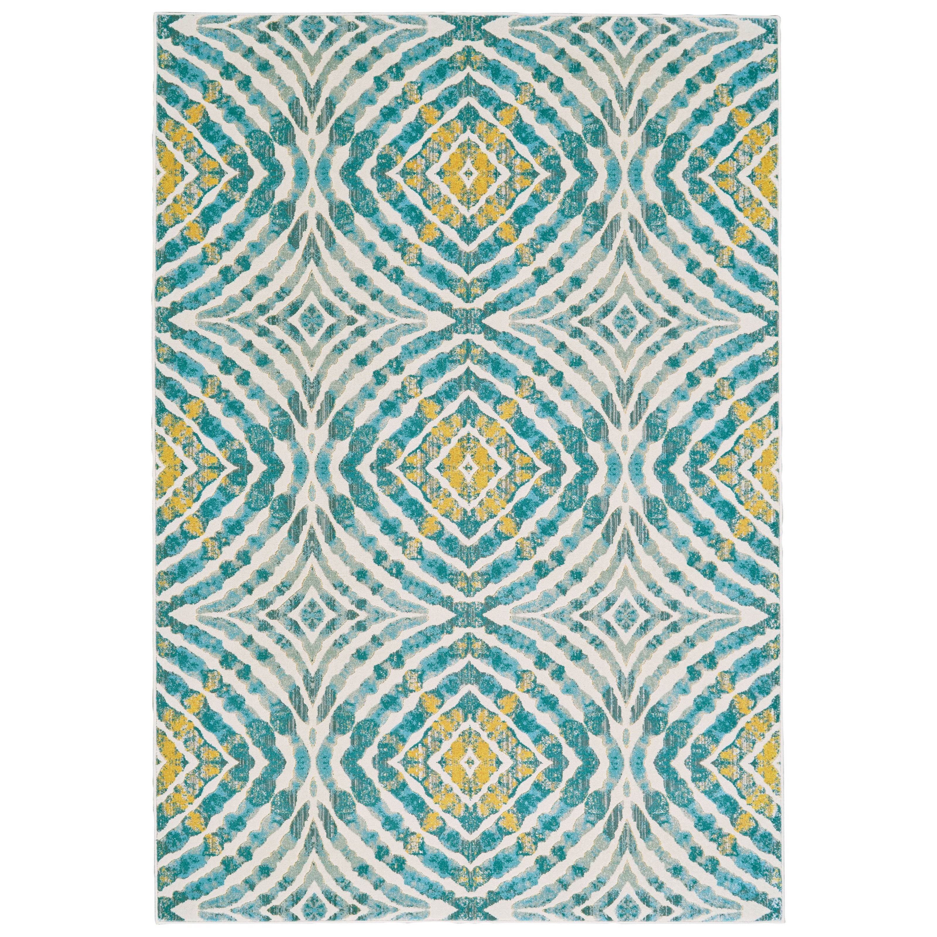 Feizy Rugs Keats Teal 7'-10" x 11' Area Rug