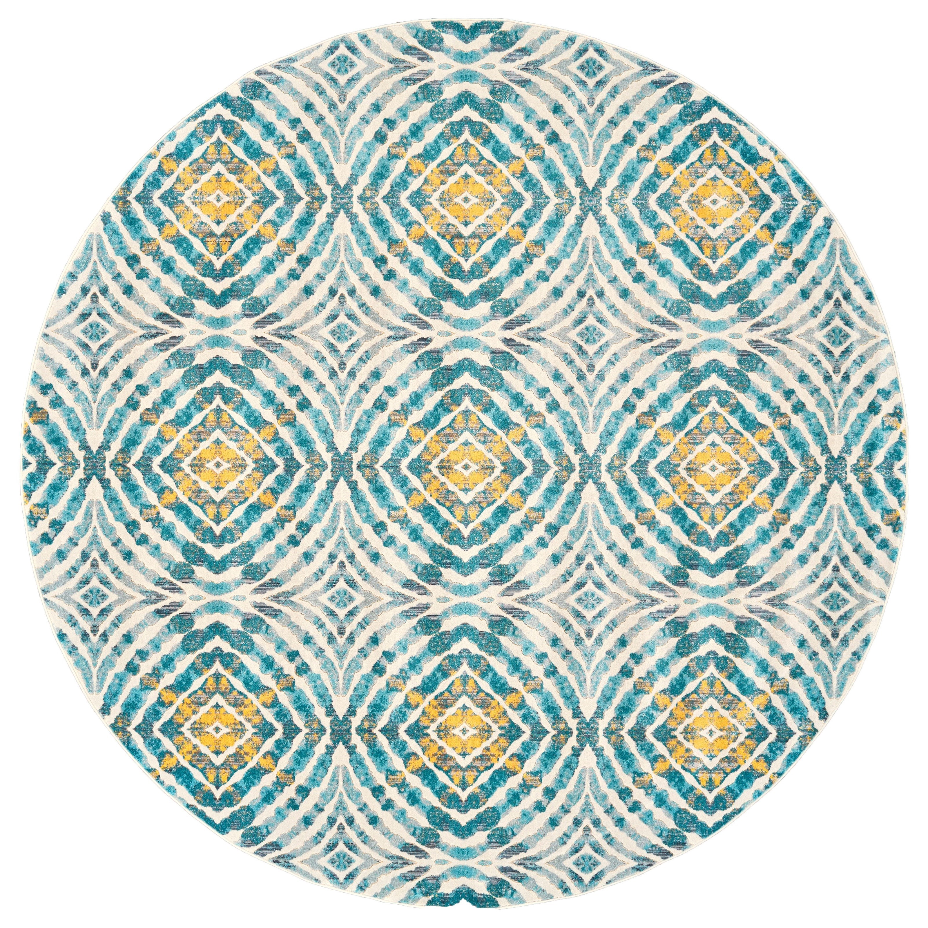 Feizy Rugs Keats Teal 7'-10" x 11' Area Rug