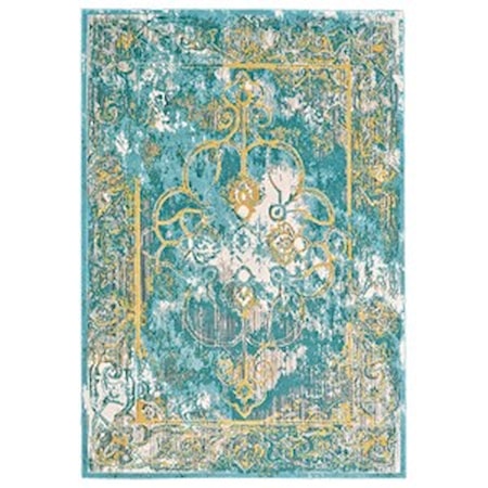 Lagoon 2'-7" x 8' Runner Rug