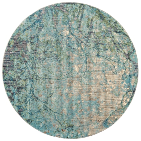 Capri 8'-9" X 8'-9" Round Area Rug