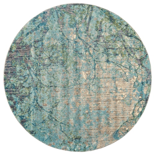 Capri 8'-9" X 8'-9" Round Area Rug