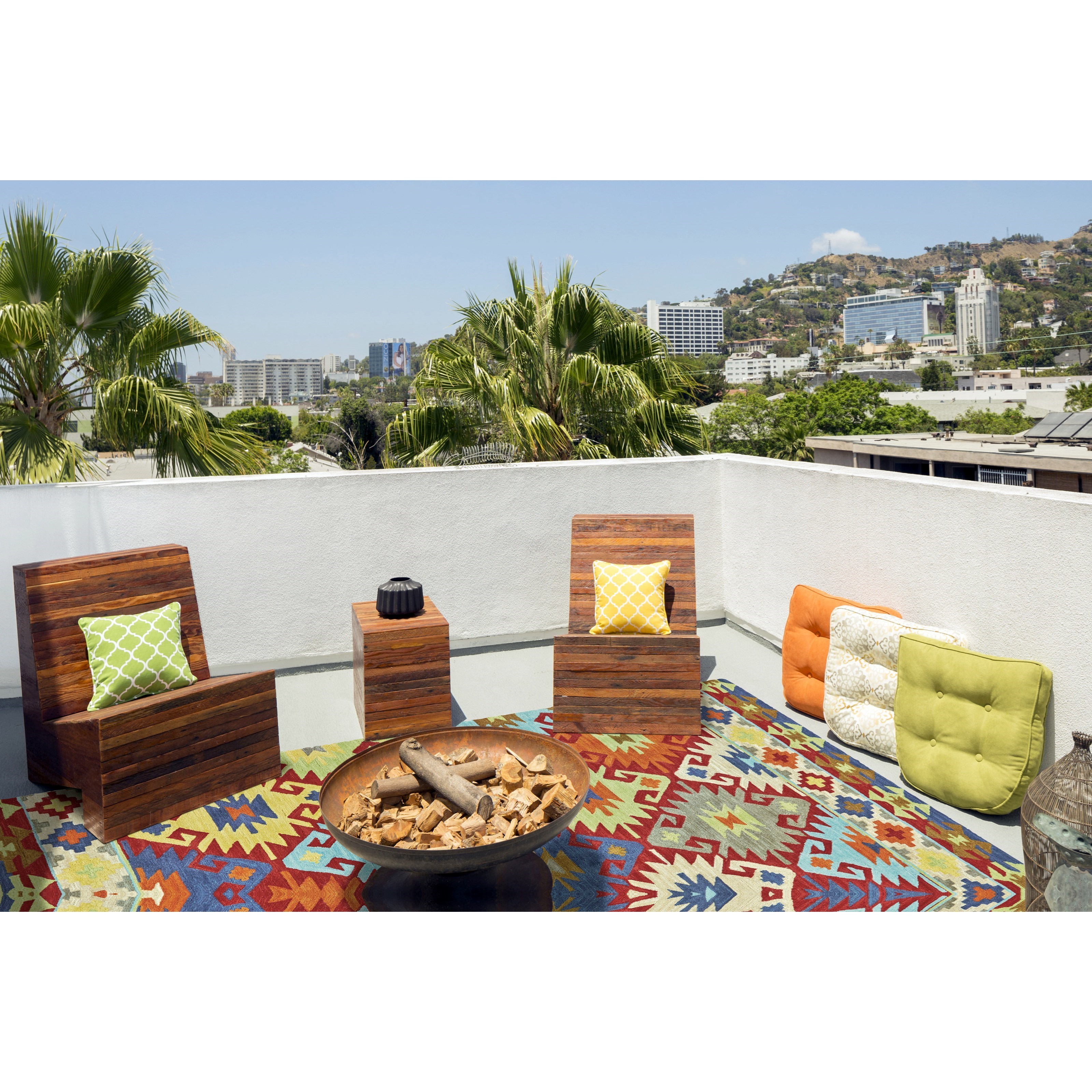 Feizy Rugs Liana Sunset 3'-6" x 5'-6" Area Rug