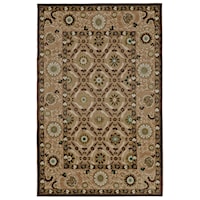 Tan/Brown 2'-1" X 4' Area Rug