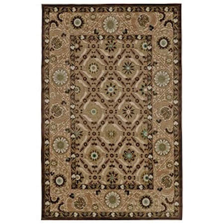Tan/Brown 5' X 7'-6" Area Rug