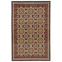 Sand/Terra Cotta 7'-6" X 10'-6" Area Rug