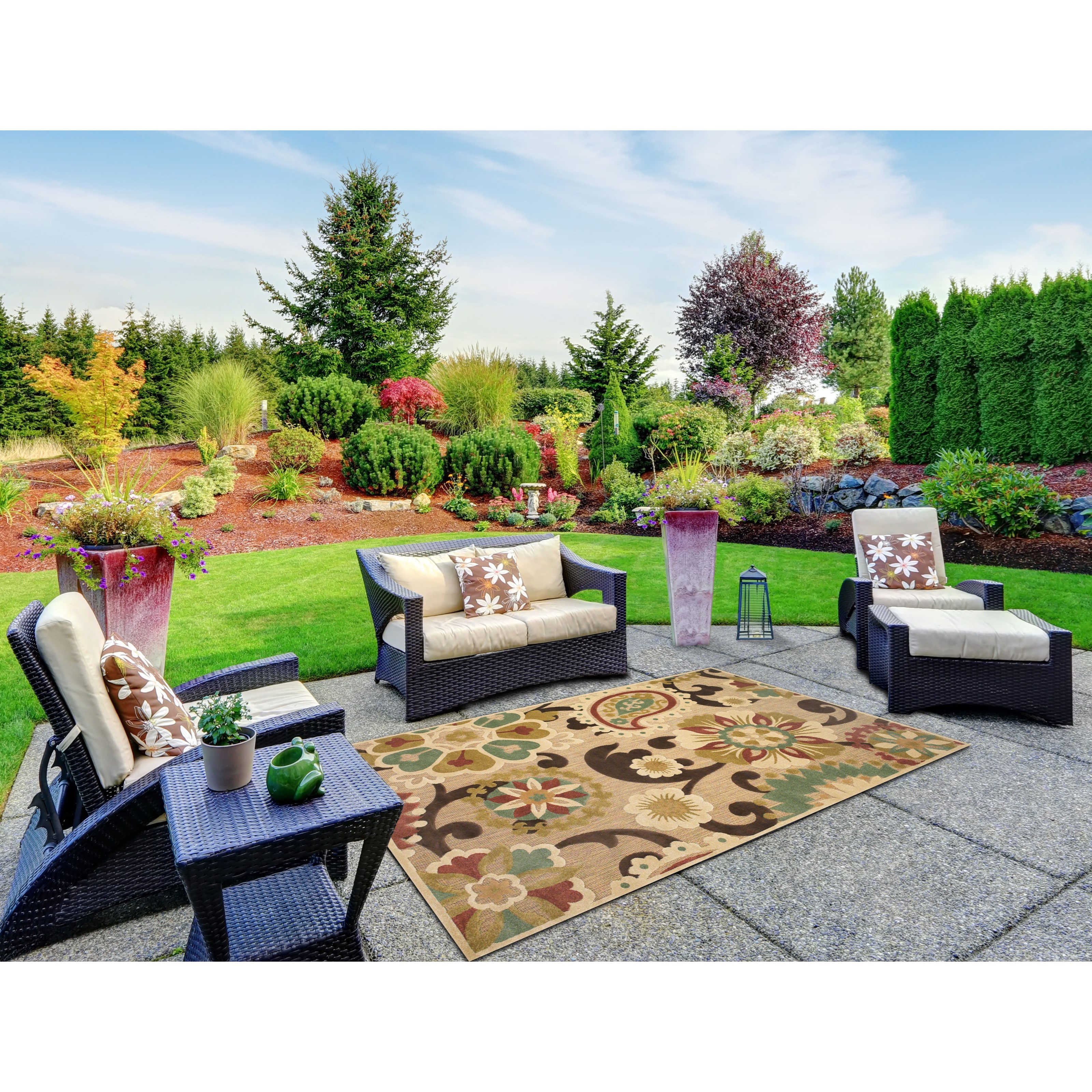 Feizy Rugs Lucka Tan/Brown 2'-1" X 4' Area Rug