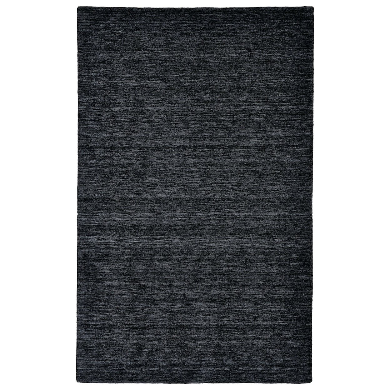 Feizy Rugs Luna Black 2'-6" x 8' Runner Rug