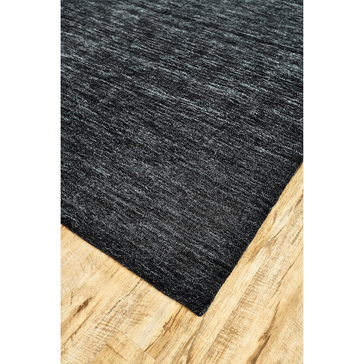 Feizy Rugs Luna Black 2'-6" x 8' Runner Rug