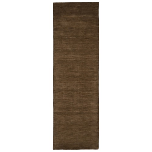 Brown 2'-6" x 8' Runner Rug