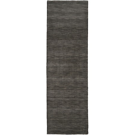 Charcoal 2'-6" x 8' Runner Rug