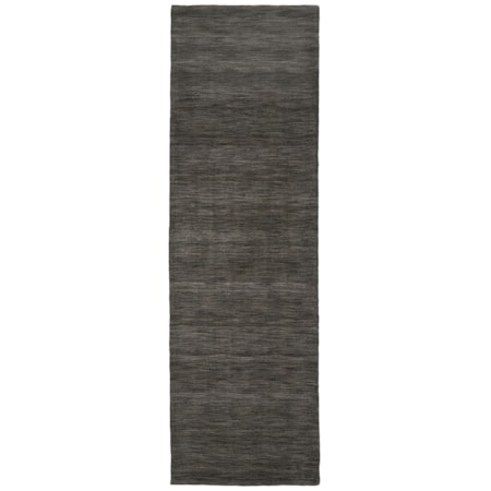 Charcoal 2'-6" x 8' Runner Rug