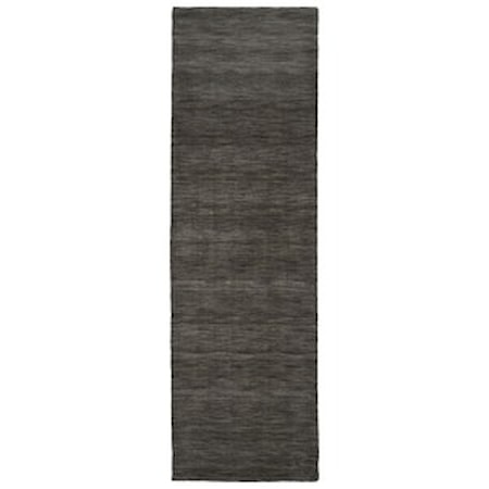 Charcoal 2'-6" x 8' Runner Rug