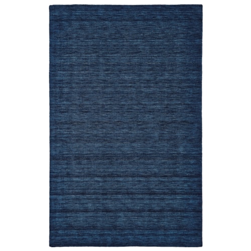 Dark Blue 8' X 11' Area Rug