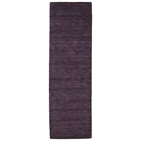 Purple 2'-6" x 8' Runner Rug