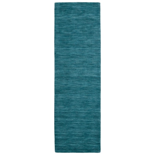 Teal 2'-6" x 8' Runner Rug