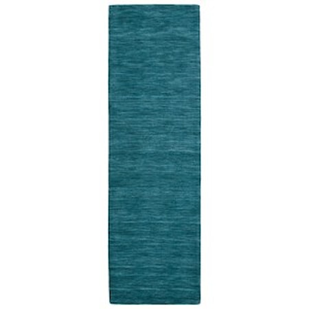 Teal 2'-6" x 8' Runner Rug