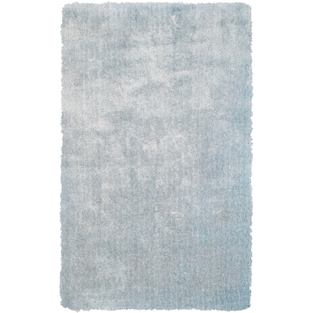 Sky Blue 2'-6" x 8' Runner Rug