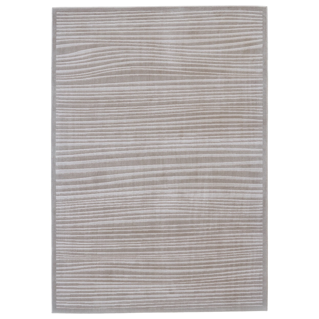 Feizy Rugs Melina Taupe/White 10' X 13'-2" Area Rug
