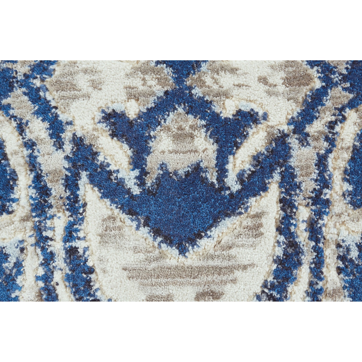 Feizy Rugs Milton Blue Haze 2'-7" x 8' Runner Rug