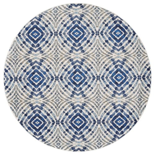Dusk 8'-9" X 8'-9" Round Area Rug