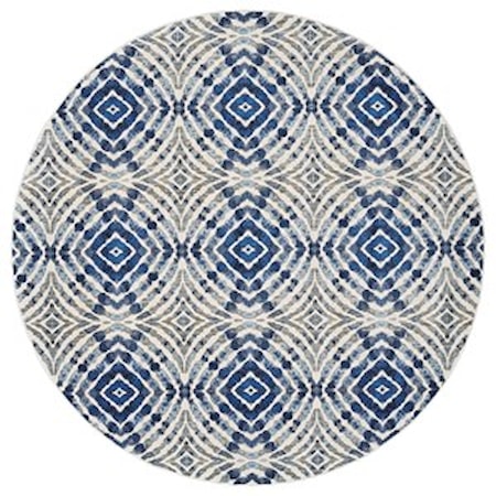 Dusk 8'-9" X 8'-9" Round Area Rug