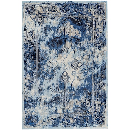 Thundercloud 2'-2" x 4' Area Rug