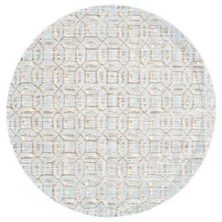 Ice 8'-9" X 8'-9" Round Area Rug